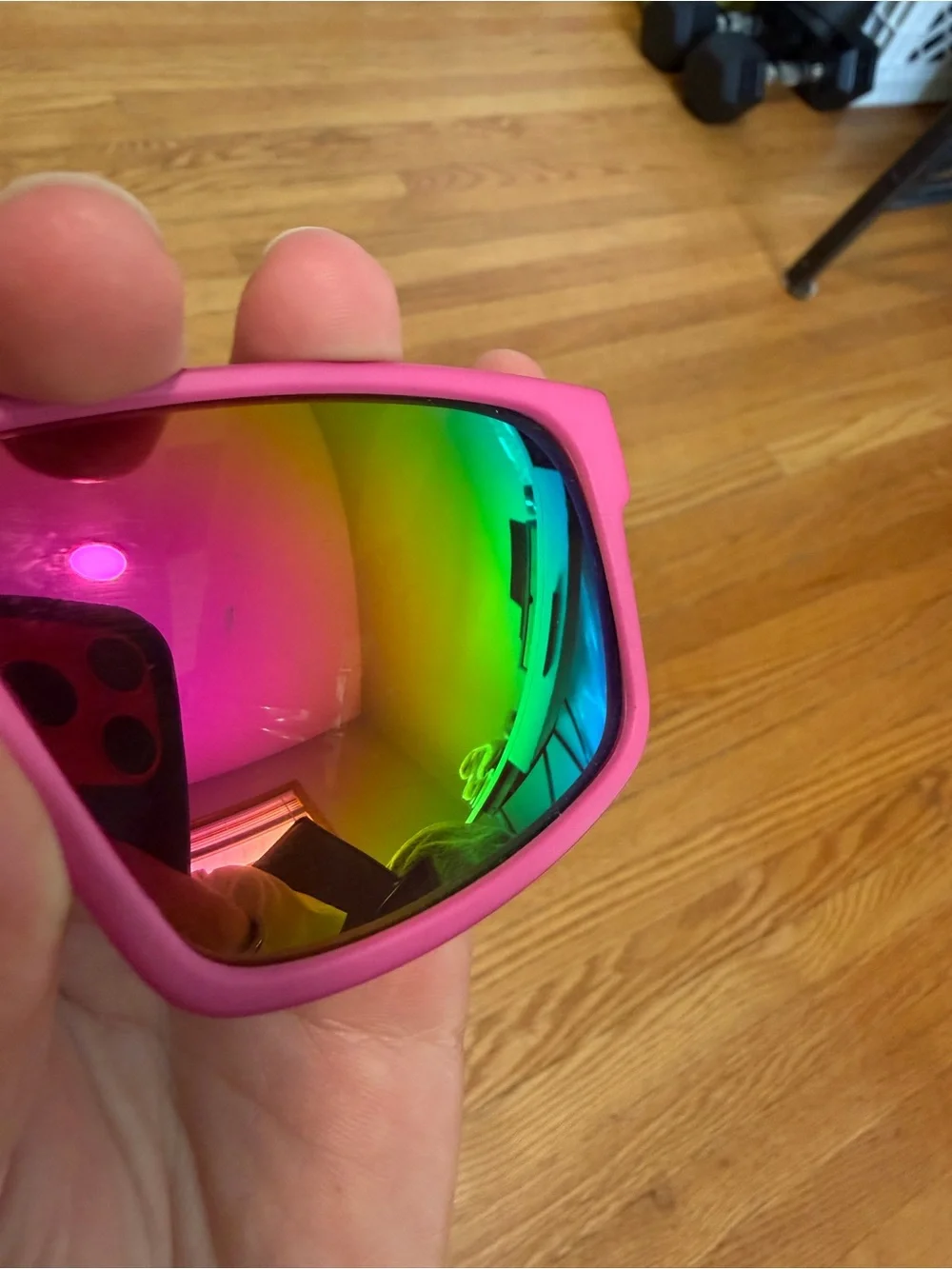 Far Out MTB Ski Sport sunglasses polarized in hot pink